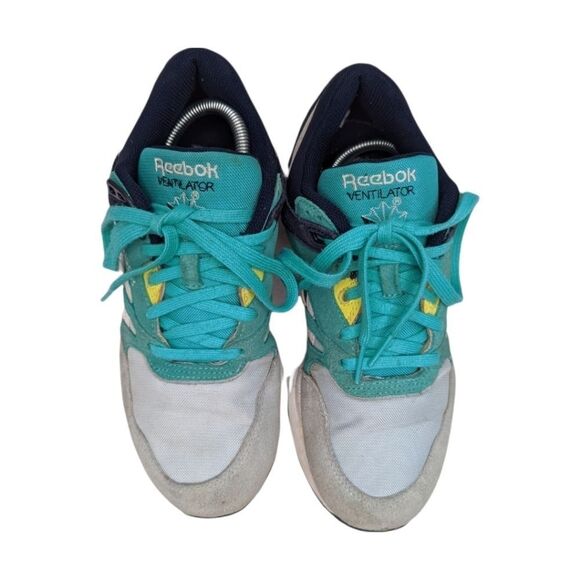 Reebok Women’s Ventilator Hexalite Green/Navy Blue Sneakers SZ 8 - Picture 6 of 9